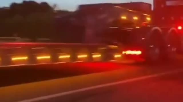 What I like best is the truck light show in America at night