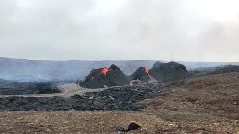 Volcano Erupting