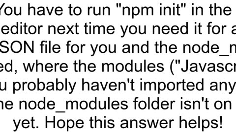 How to install node_module