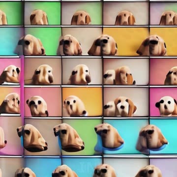 Dogs Trying to Balance Treats on Their Heads