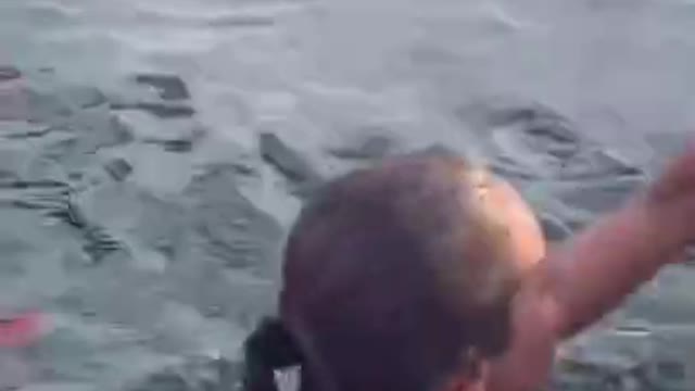Girl_is_extremely_scared_when_she_sees_blue_whale_jumping_for_the_first_time