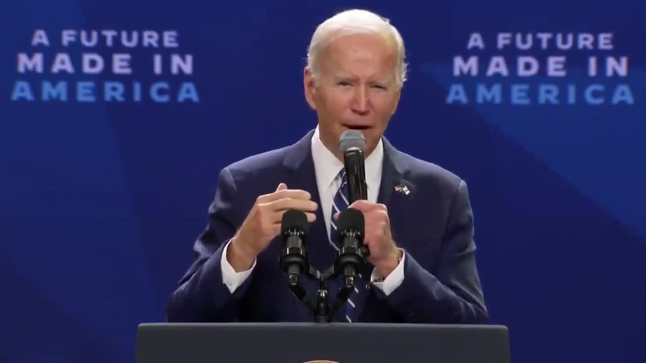 Lying Biden: "Inflation Is Down, Real Incomes Are Up and Price of Gas Price is Down"