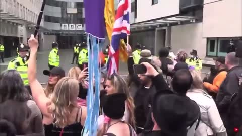 BBC London Protest 15 May 2021