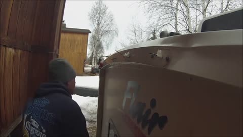 Mounting the wireless back up camera to the motorhome