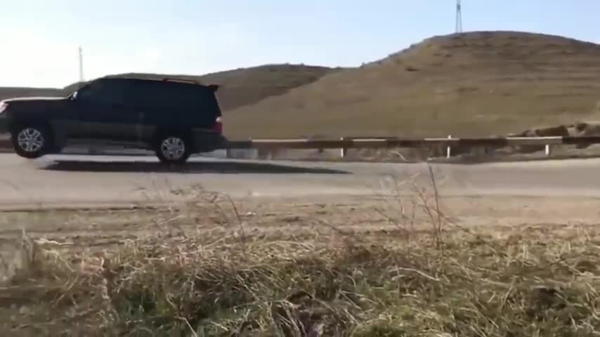 Land cruiser jumping