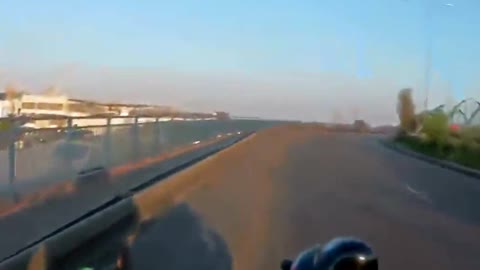 Motorcyclist suddenly lost his riding buddy