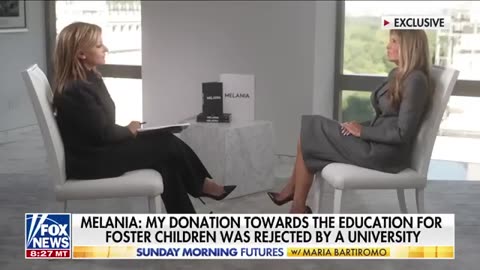 Melania Trump's donation to aid foster children was rejected due to her last name