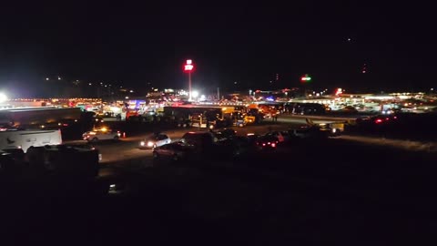 Look at those beautiful TRUCKERS! Honk, Honk....