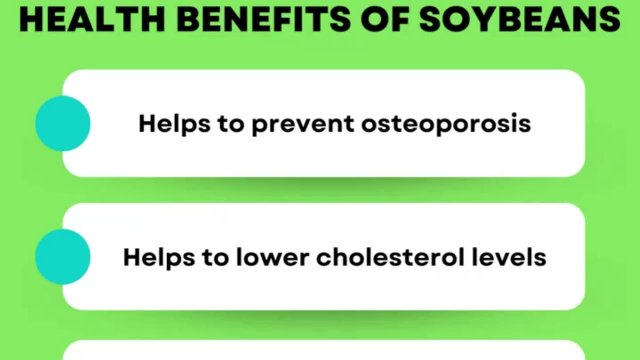 Best Health Benefits Of Soybeans