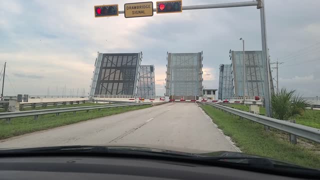 Drawbridge at Port Canaveral Florida