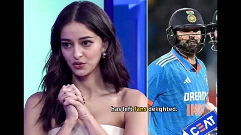 "Ananya Panday Reveals Virat Kohli as Her Celebrity Crush: When Bollywood Meets Cricket"