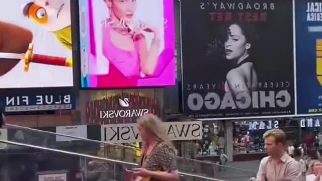 Times Square at night