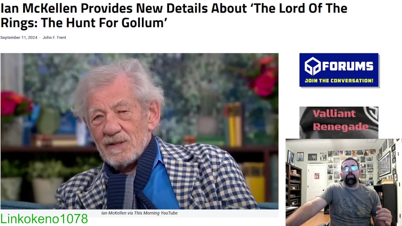 Ian McKellen giving details on the upcoming LOTR films