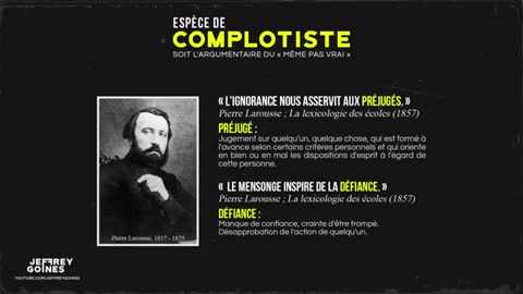 ESPÈCE DE COMPLOTISTE!
