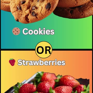 Would You Rather: Sweet Treats vs. Healthy Eats! 🍩 vs 🥗"