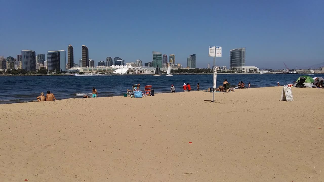 The Captain's View. Harry O Beach, Coronado Island, California. 08/17/24