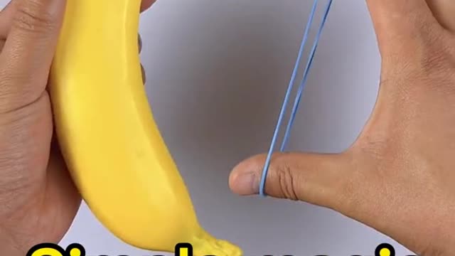 Rubber Bands Penetrate Object Magic Show