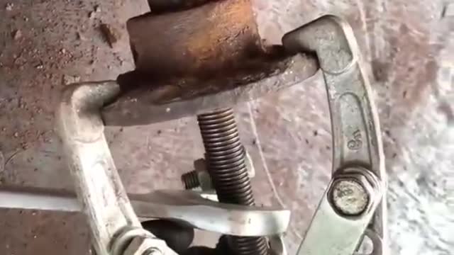 Remove All Rusty Parts From The Inside Of The Machine