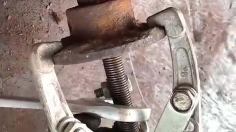 Remove All Rusty Parts From The Inside Of The Machine