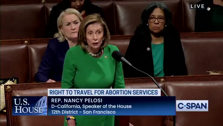 Pelosi Makes INSANE Comparison Between Traveling For An Abortion And Going To A Concert