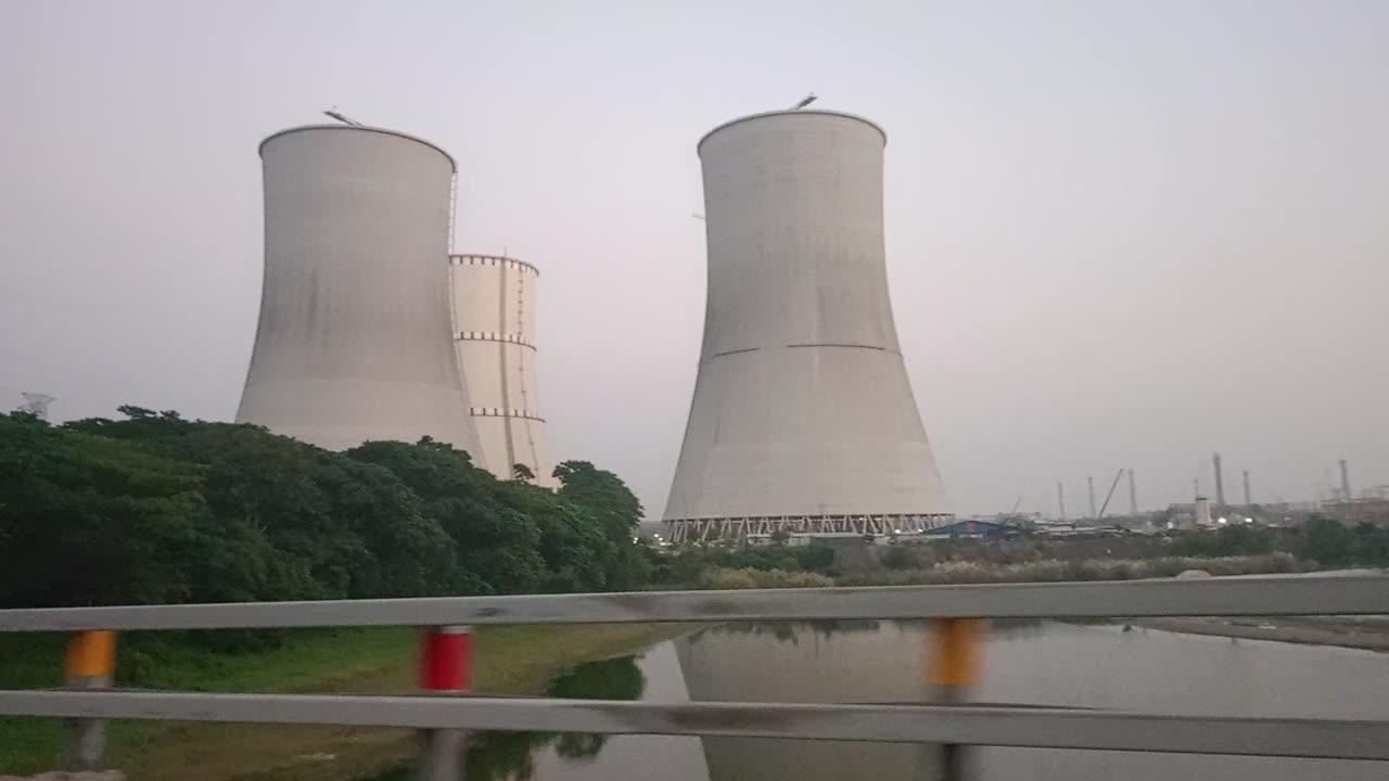 Pabna Rooppur Nuclear Power Plant is one of the natural sights of Bangladesh