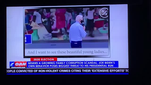 Creepy Joe Biden runs for Senate