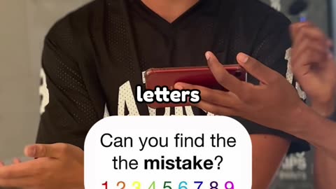 Can you find the mistake?