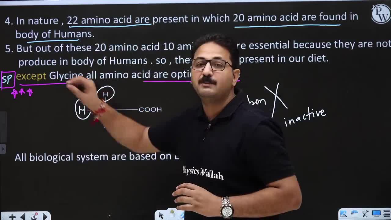 Lakshya NEET 2.0 Chemistry Biomolecule Yashwant Singh Sir Lecture 04