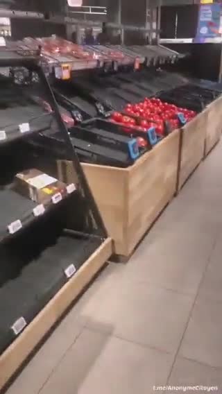 Supermarkets In The Netherlands Are Starting To Run Out Of Food On Their Shelves