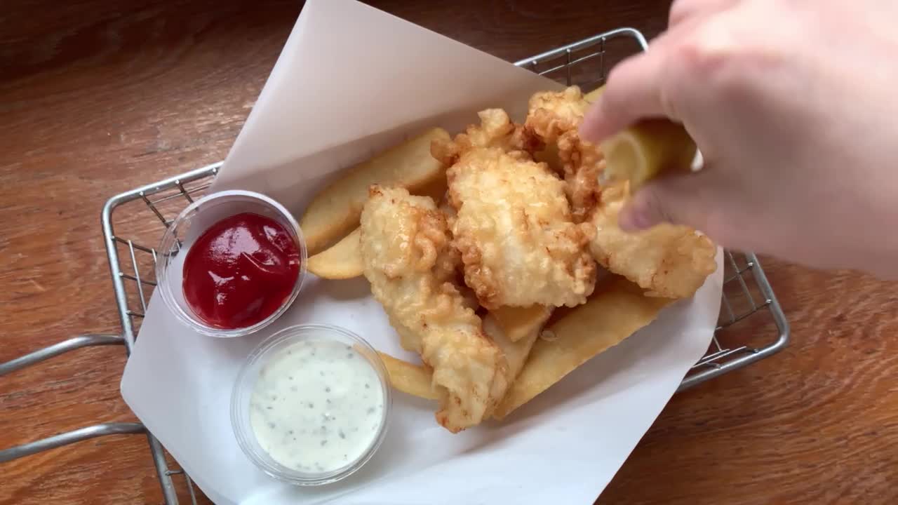 The most delicious fish and chips in my life.