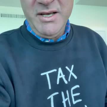 "Mr. Wonderful" Hilariously Trolls AOC With Her Own Sweatshirt