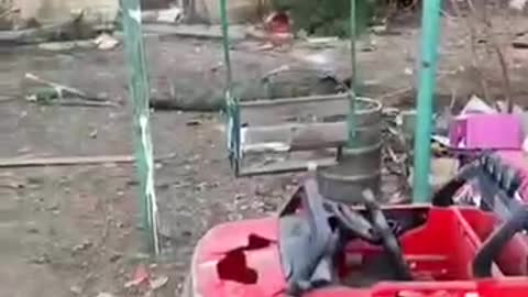 Ukrainian soldiers rounding up Russian soldiers are fired upon by one faking surrender.