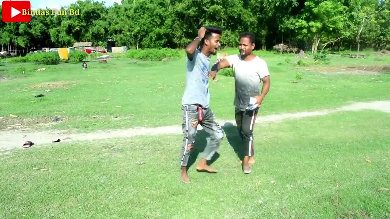 Must Watch Funny 😂😂Comedy Video 2020 try to not lough by || Bindas fun bd ||