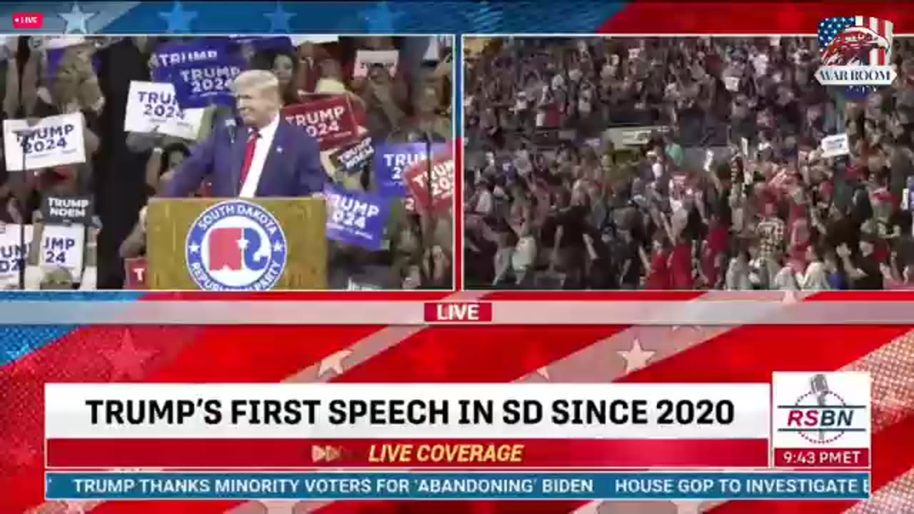 President Trump at South Dakota GOP Monumental Leaders Rally