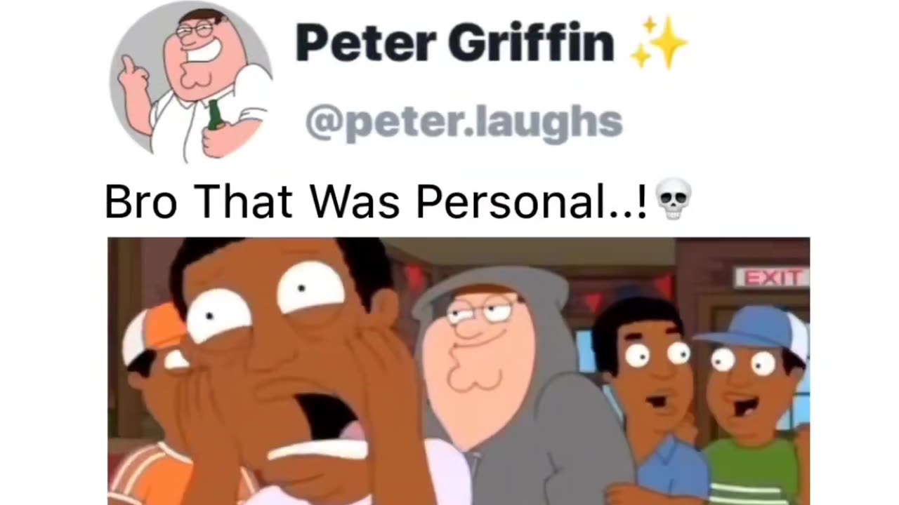 Peter trying to look cool