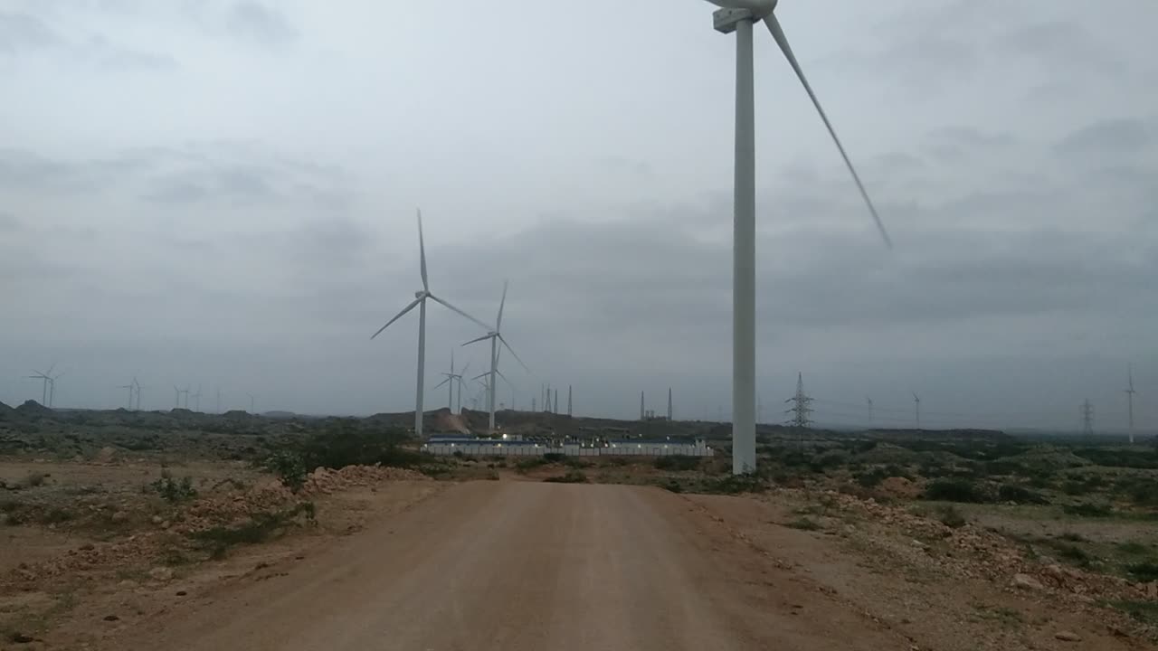 Wind power turbines