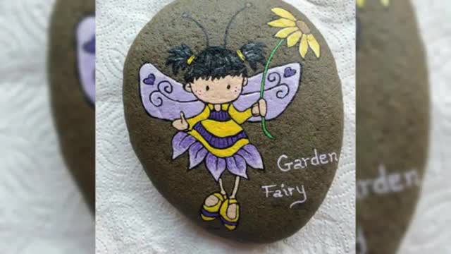 latest cartoon painting Rock and stone ideas for beginners