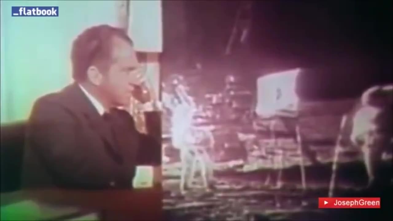 NIXON'S FAKE PHONE CALL TO THE MOON. 1969. APOLLO 11.