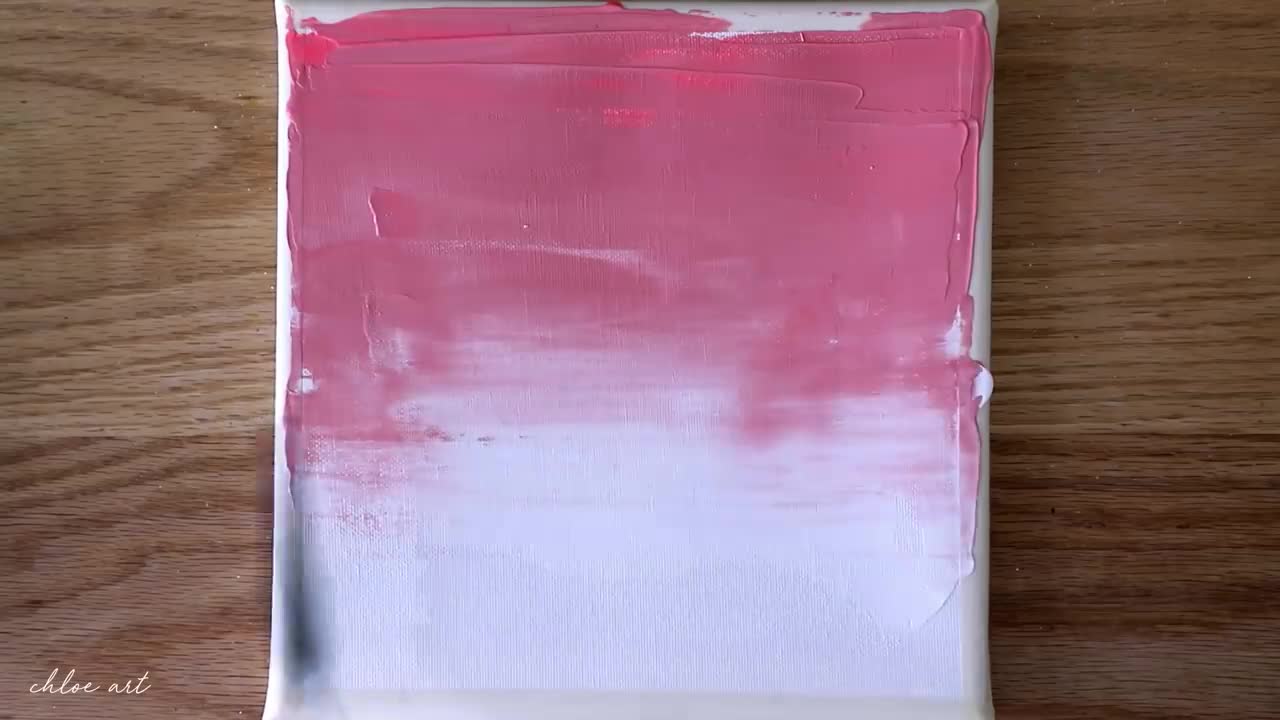 Acrylic painting | Pink Cloud Painting | Painting Tutorial for beginners