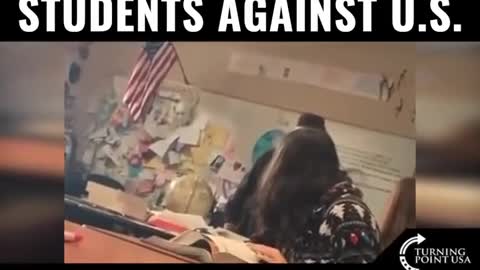 High School Teacher Caught On Camera Turning Students Against America