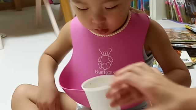 2years old baby loves to eat anything