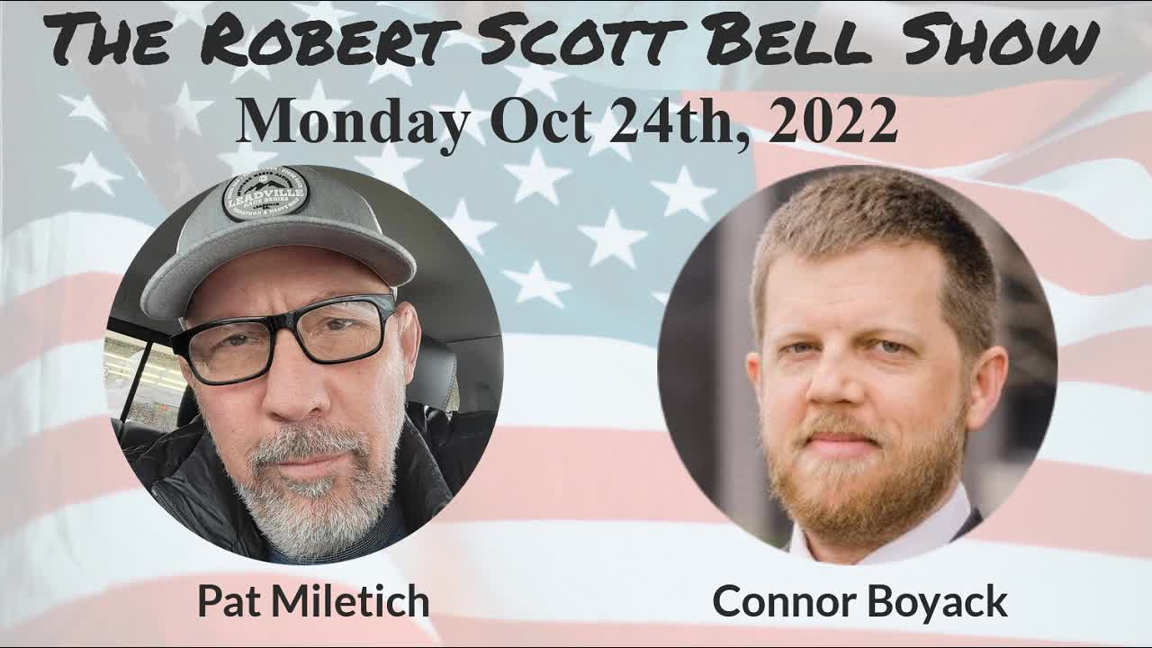 The RSB Show 10-24-22 - Pat Miletich, Organic nutrition, Connor Boyack. Libertas Institute