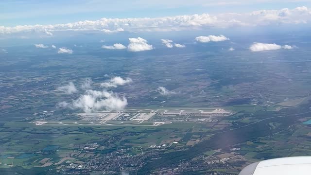 A mazing view from the Plane - Germany