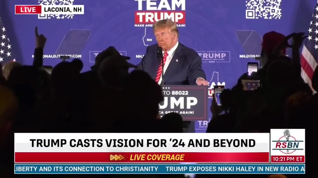 o7NSCWICTrump Rally - Man Screams Where we Go One We Go All!!!!