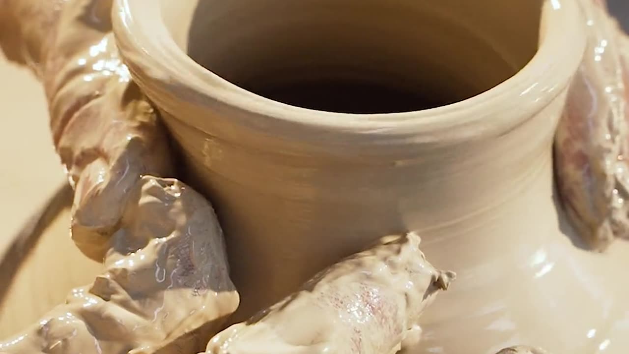Clay water container