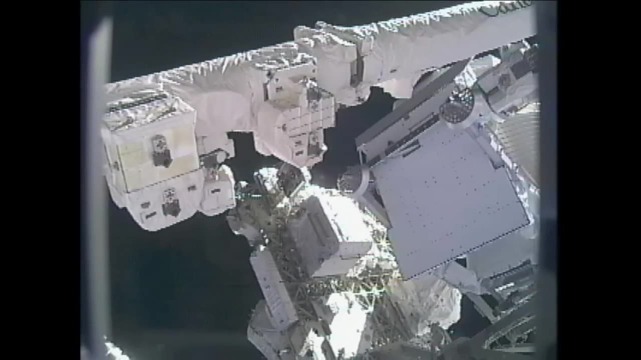 AMS Installed Outside ISS