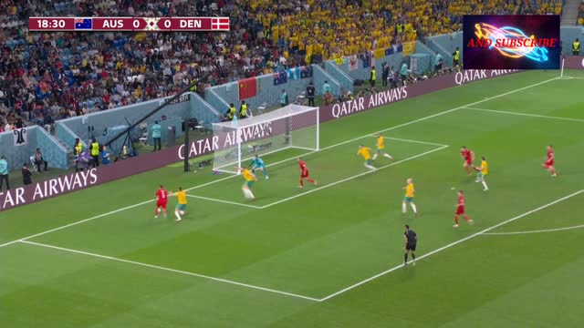 AUSTRALIA VS DENMARK FIFA WORLD CUP 2022 QATAR_HIGHLIGHT GOL