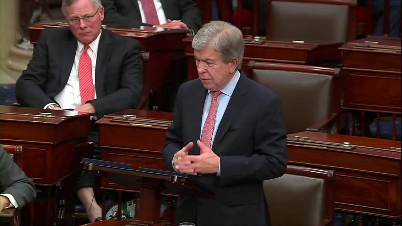 Roy Blunt Delivers Farewell Address on Senate Floor