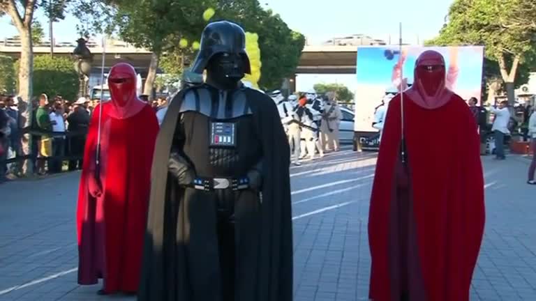 Star Wars Lights Up Tunsian Capital