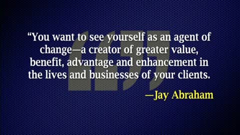 Jay Abraham Strategy of Preeminence